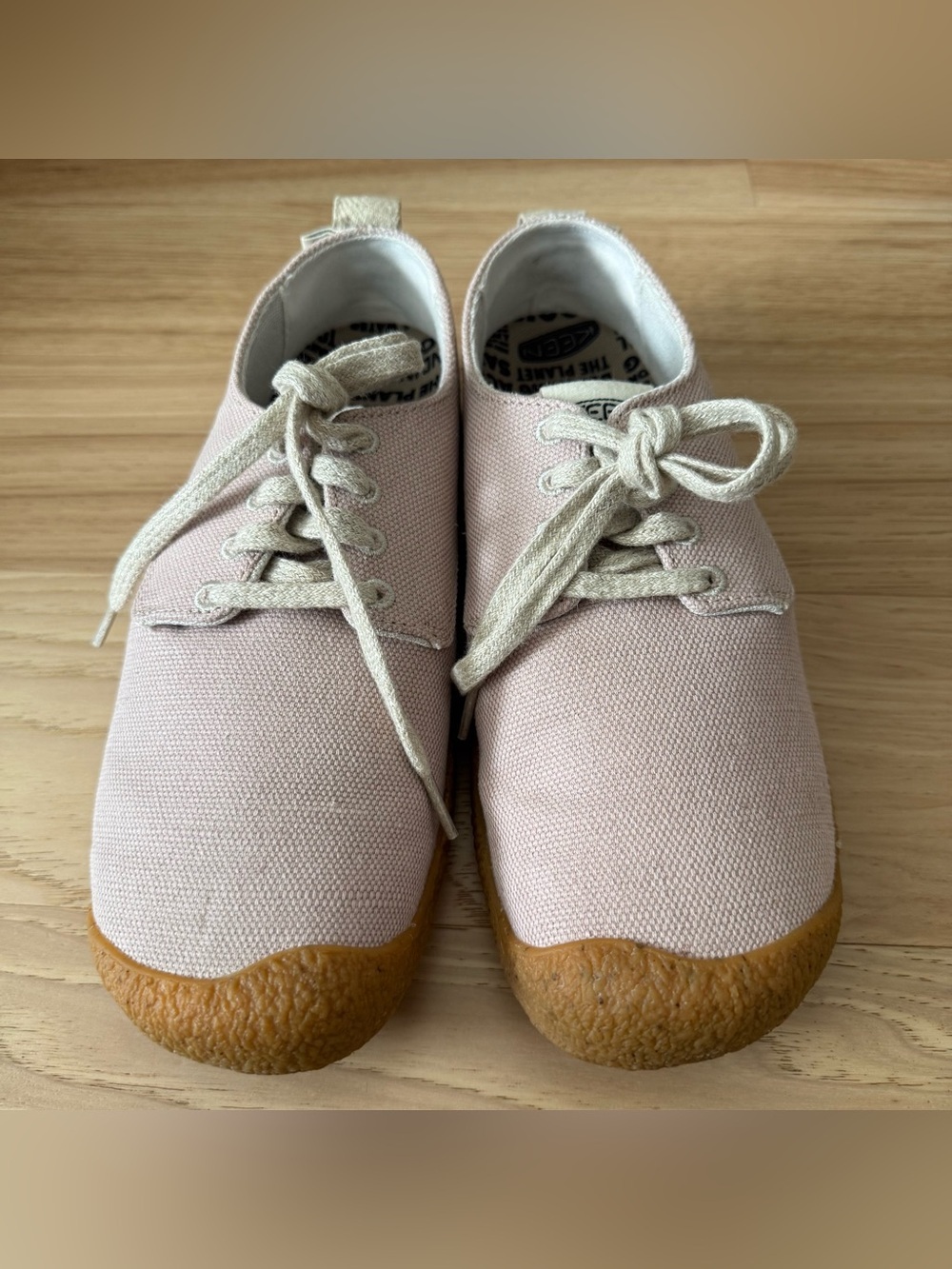 Keen Womens Size 9.5 W Mosey Derby Canvas Fawn Birch Lace Up Shoes - Picture 7 of 7